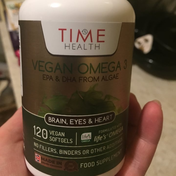 Time health Vegan omega 3 DHA and EPA Review abillion