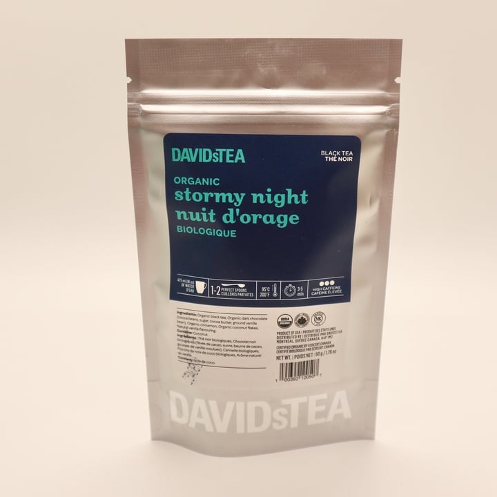 DAVIDsTEA Organic Stormy Night Reviews abillion