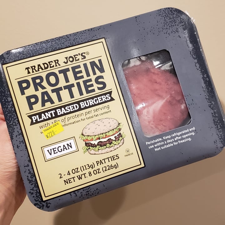 Trader Joe's Protein Patties PlantBased Burgers Review abillion