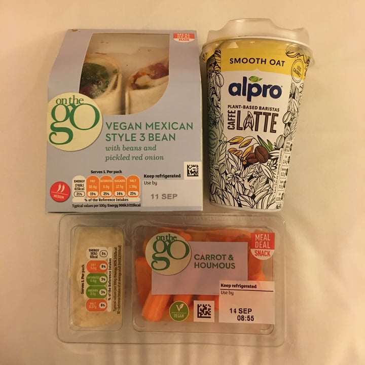 On the Go On The Go Vegan Mexican Style 3 Bean Wrap Review abillion