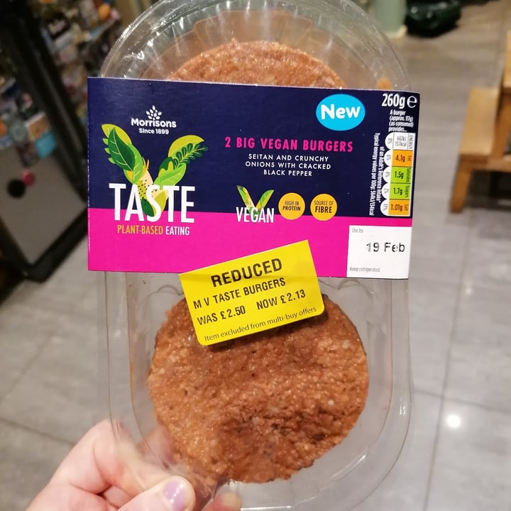 V Taste Big Vegan Burgers Review abillion