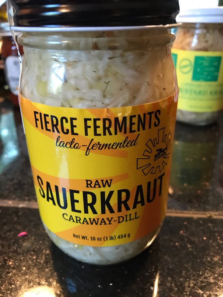 Fierce Ferments Raw Sauerkraut Caraway Dill Review abillion