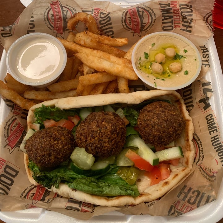 Manhattan Pizza Ashburn, United States Falafel Pita Wrap Review abillion