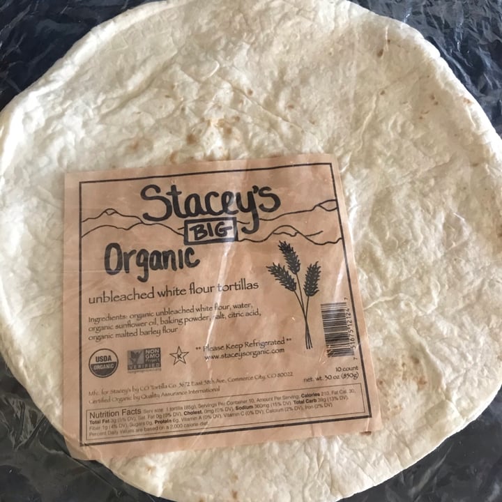 Stacey’s Big organic bleached white flour tortillas Reviews abillion