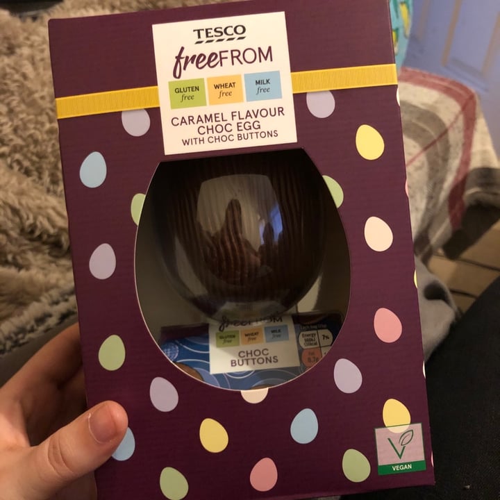 Tesco Free from caramel chocolate egg Review abillion