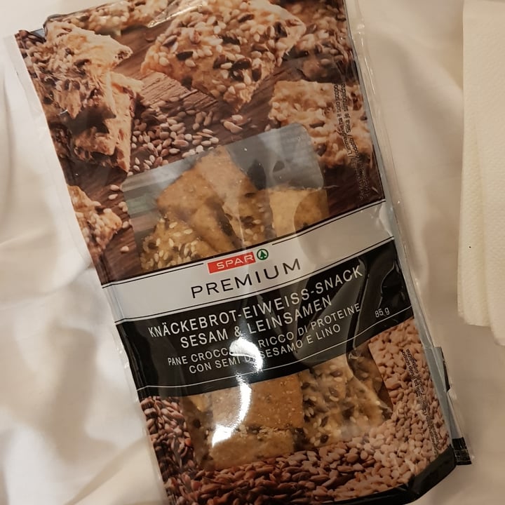 Spar Premium Knäckebrot Eiweiss Snack Sesam &amp; Leinsamen Review | abillion