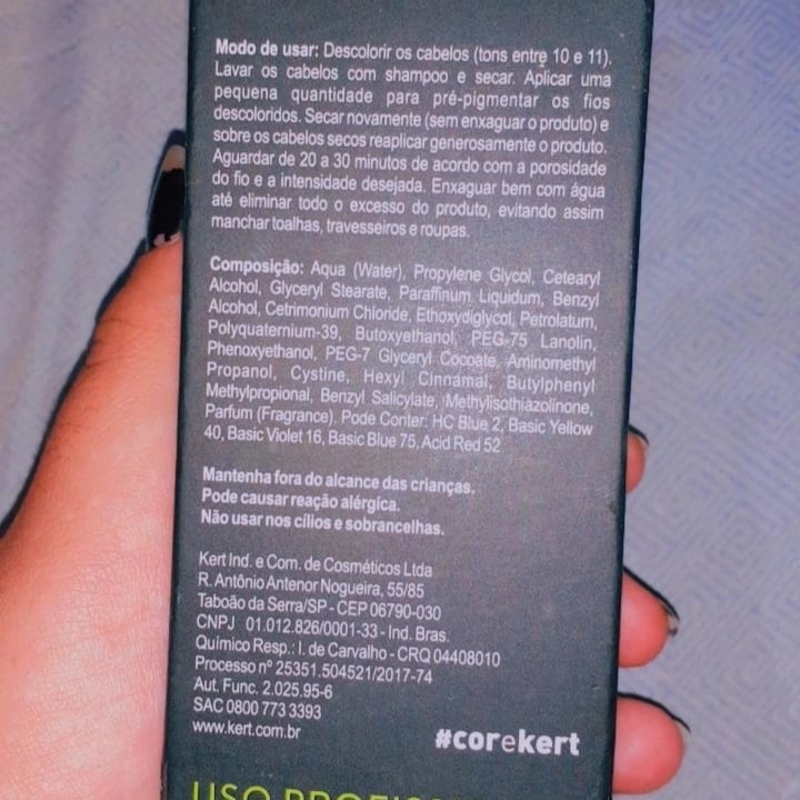 review photo of Keraton Tonalizante Tonalizante verde neon vegano shared by @rafaveg on 11 Sep 2021 - review