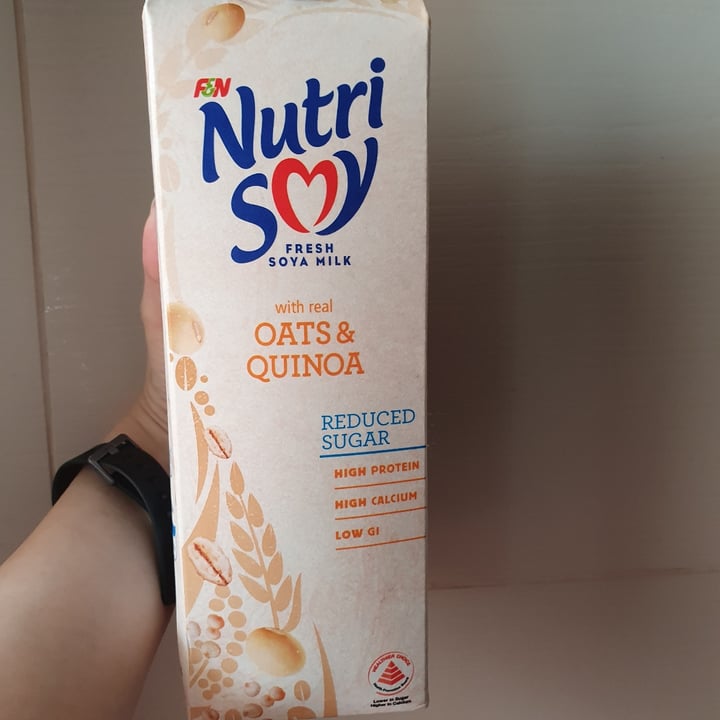 F&N Nutrisoy Fresh Soya Milk with Oats & Quinoa Review abillion