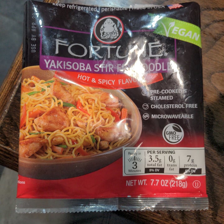 Fortune Yakisoba Noodles Hot and Spicy Flavor Reviews | abillion