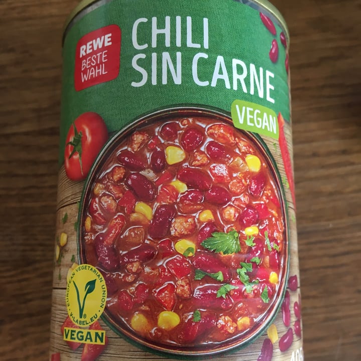 REWE Beste Wahl Chili sin carne Review abillion