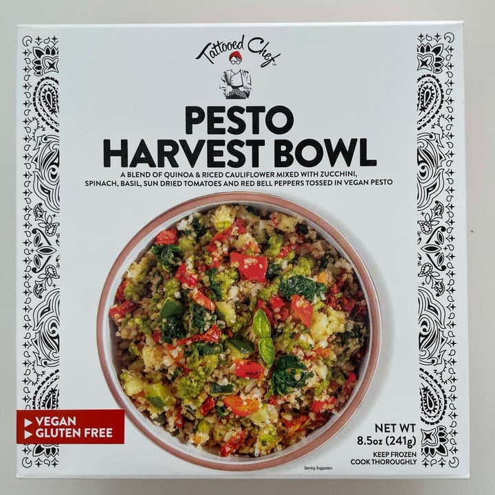 Tattooed Chef Pesto Harvest Bowl Review abillion