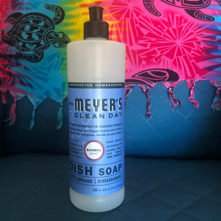 Mrs. Meyer's Clean Day Dish Soap Bluebell Scent Review abillion