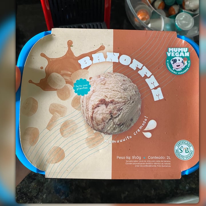 review photo of Mumu Vegan Sorvetes Sorvete de Banoffe shared by @milenacalligaris on 28 Aug 2022 - review