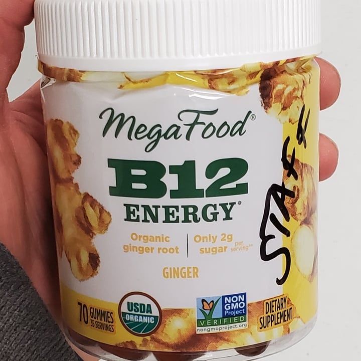 MegaFood B12 Energy Ginger Gummies Review abillion