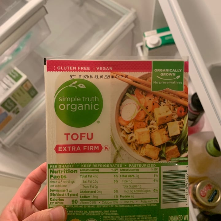 Simple Truth Organic Tofu Extra Firm Review abillion