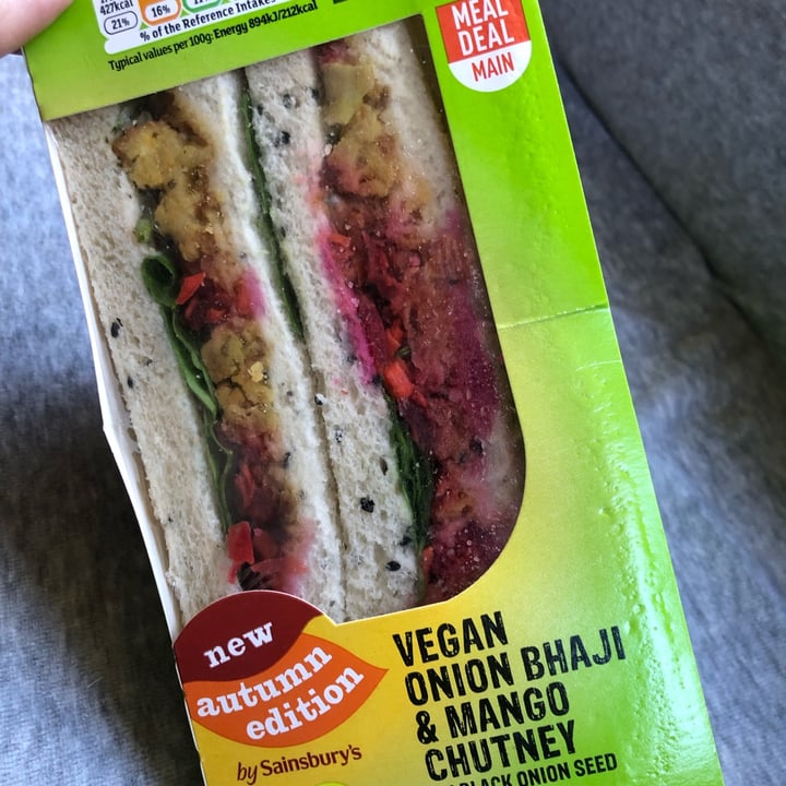 Sainsbury's Vegan Onion Bhaji & Mango Chutney Review abillion
