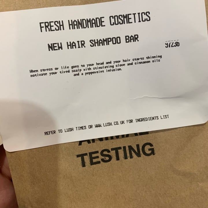 LUSH Fresh Handmade Cosmetics New Shampoo Bar Review abillion