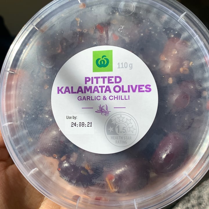 Woolworths Pitted Kalamata Olives Garlic And Chilly Reviews abillion