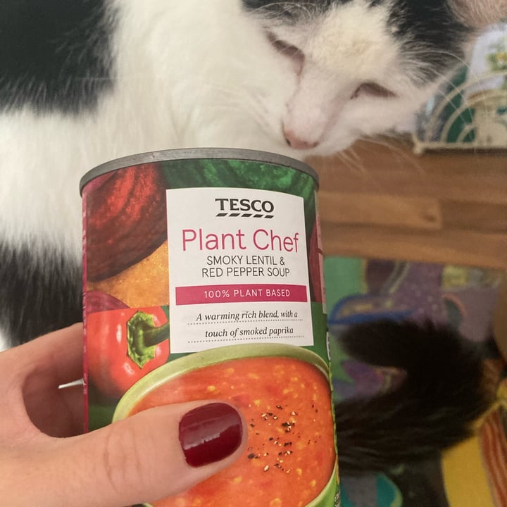 Tesco Plant Chef Smoky Lentil & Red Pepper Soup Review abillion