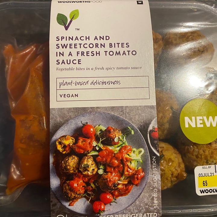 Woolworths Food Spinach And Sweetcorn Bites In Fresh Tomato Sauce woolworths-food-spinach-and-sweetcorn-bites-in-fresh-tomato-sauce