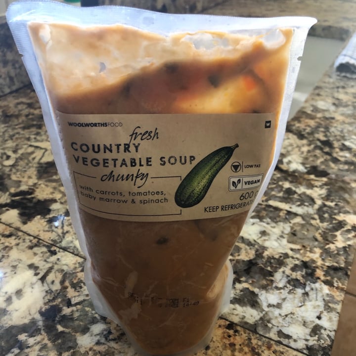 Woolworths Food Fresh Country vegetable soup Review abillion