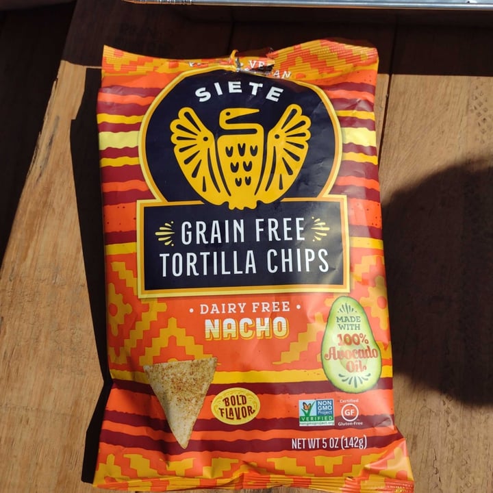 Siete Family Foods Grain Free Tortilla Chips Dairy Free Nacho Review abillion