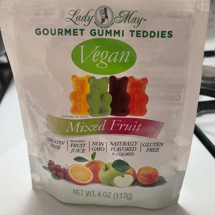 Lady May Sweets and Confections Gourmet Gummi Teddies Vegan Reviews |  abillion