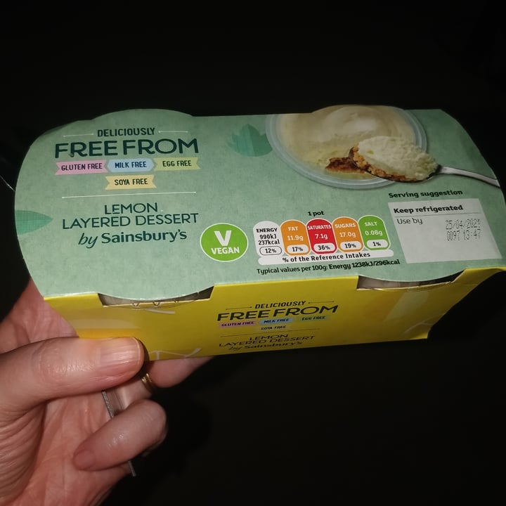 Sainsbury's Deliciously Free From Lemon Layered Dessert Review abillion