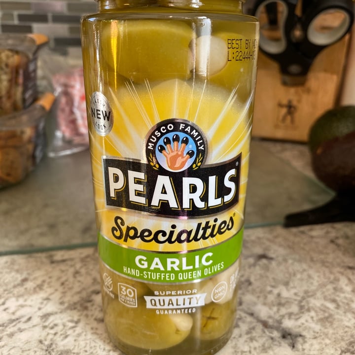 Pearls Garlic stuffed olives Review abillion