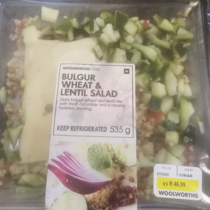 Woolworths Bulgur wheat and lentil salad Review abillion