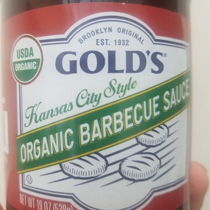 Gold's Organic BBQ Sauce Kansas City Style Organic BBQ sauce Review