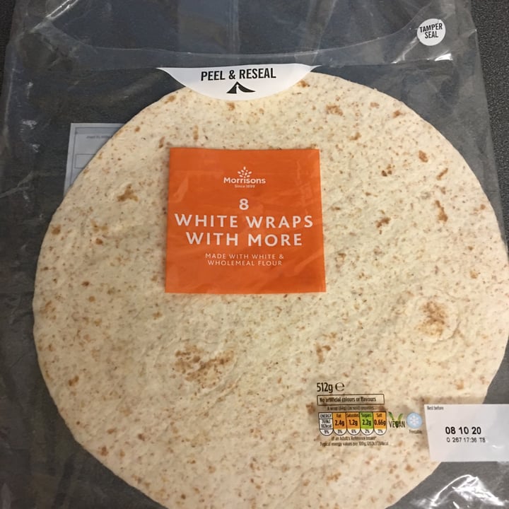 Morrisons Morrisons Mediterranean style tortilla wraps Review abillion