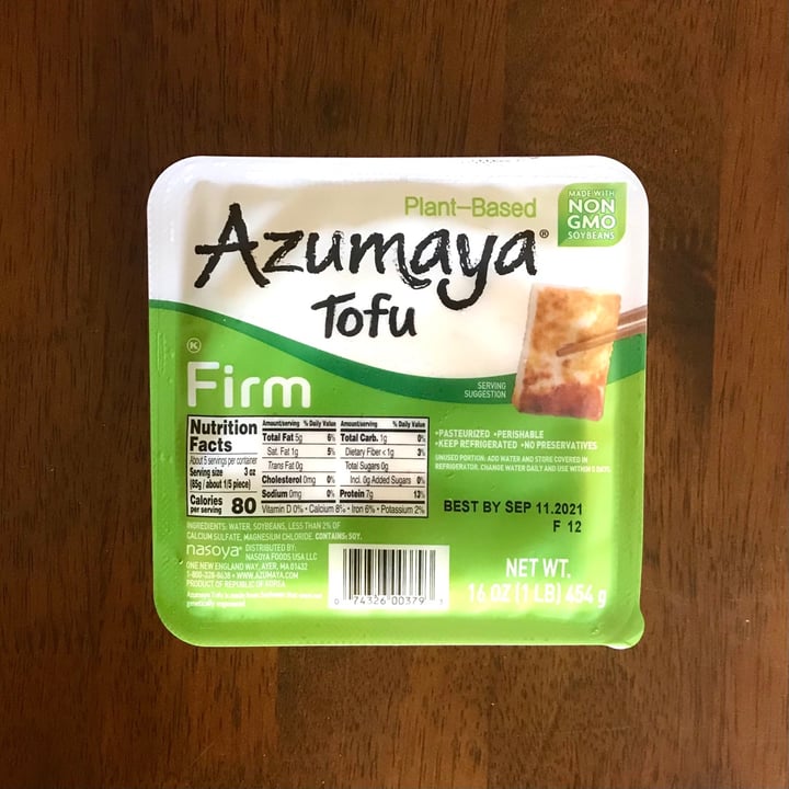 Azumaya Firm Tofu Review abillion