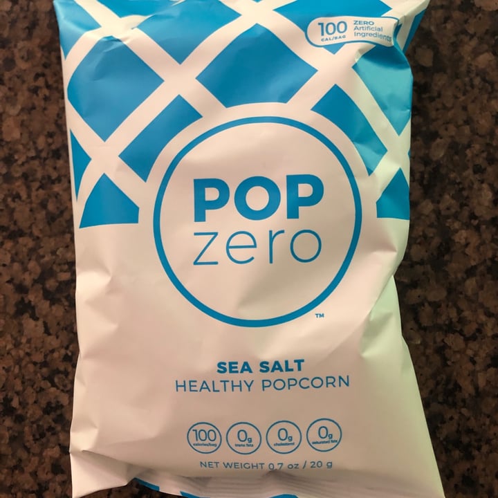POP ZERO Sea salt healthy popcorn Review abillion