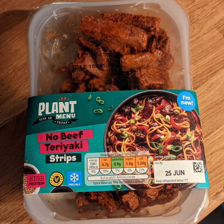 ALDI Plant Menu No Beef Teriyaki Review abillion