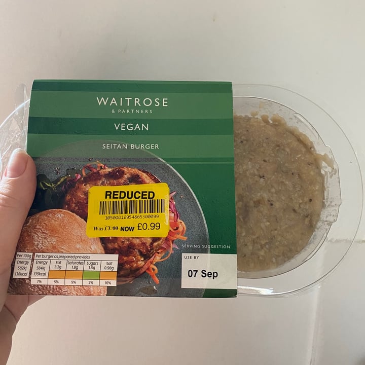 Waitrose Seitan Burgers Review abillion