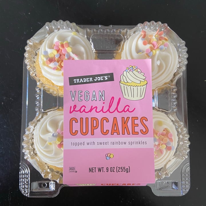 Trader Joe's Vegan Vanilla Cupcakes Review abillion