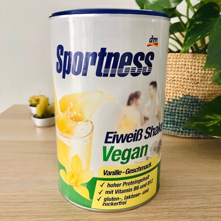 DM Sportness Eiweiß Shake Vegan Vanille Geschmack Review abillion