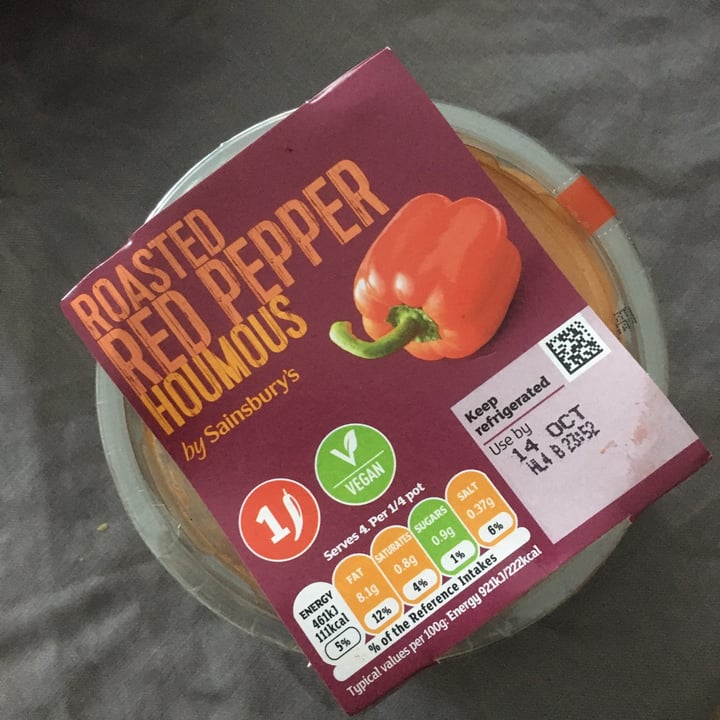 Sainsbury's Roasted Red Pepper Houmous Review abillion