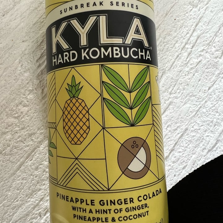 Kyla Hard Kombucha Pineapple Ginger Colada Review abillion