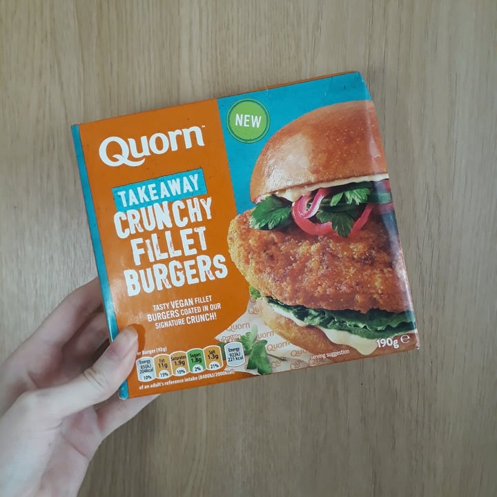 Quorn Takeaway Crunchy Fillet Burgers Review abillion