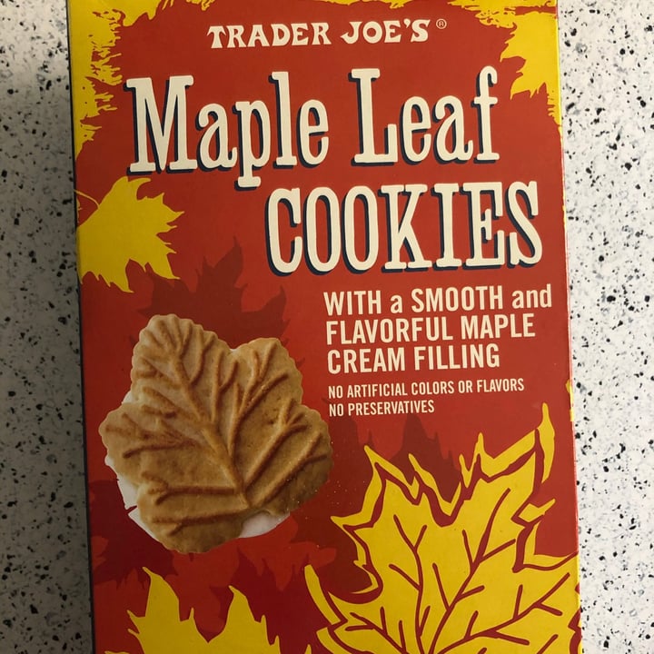 Trader Joe's Maple leaf cookies Review abillion