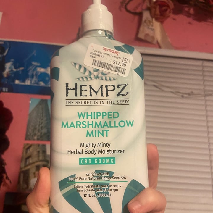 Hempz Whipped Marshmallow Mint Body Moisturizer Review abillion