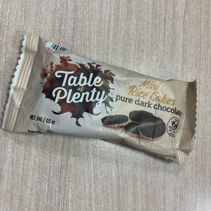 Table of Plenty Mini Rice Cakes (Dark Chocolate) Review abillion