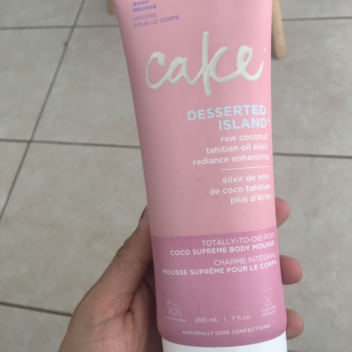 Cake Beauty Desserted island body mousse Review abillion