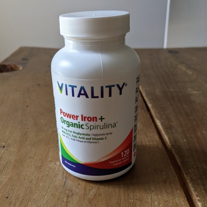 Vitality Products Incorporated Power Iron + Organic Spirulina Review abillion