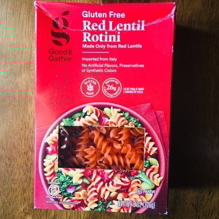 Good & Gather Red lentil rotini Review abillion