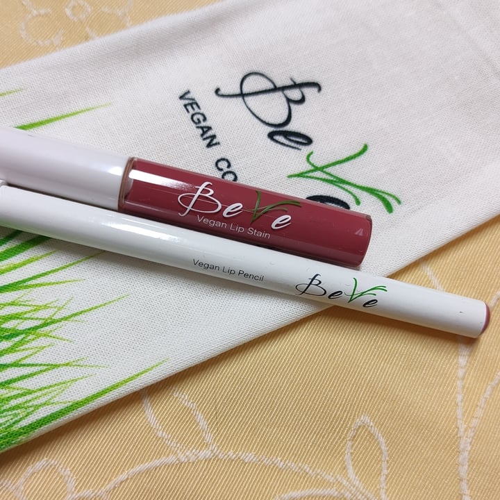 BeVe vegan cosmetics Vegan Lip Stain & Vegan Lip Pencil Review abillion