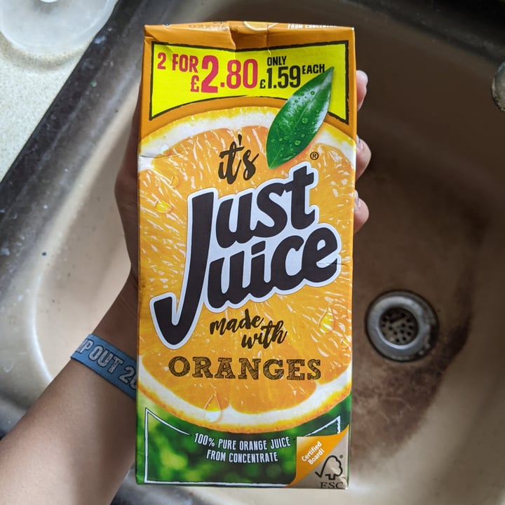 it's Just Juice 100 Pure Orange Juice From Concentrate (made with