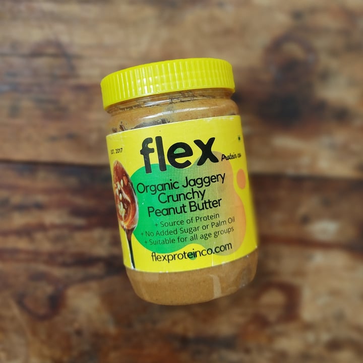 Flex protein Organic Jaggery Crunchy Peanut Butter Review abillion